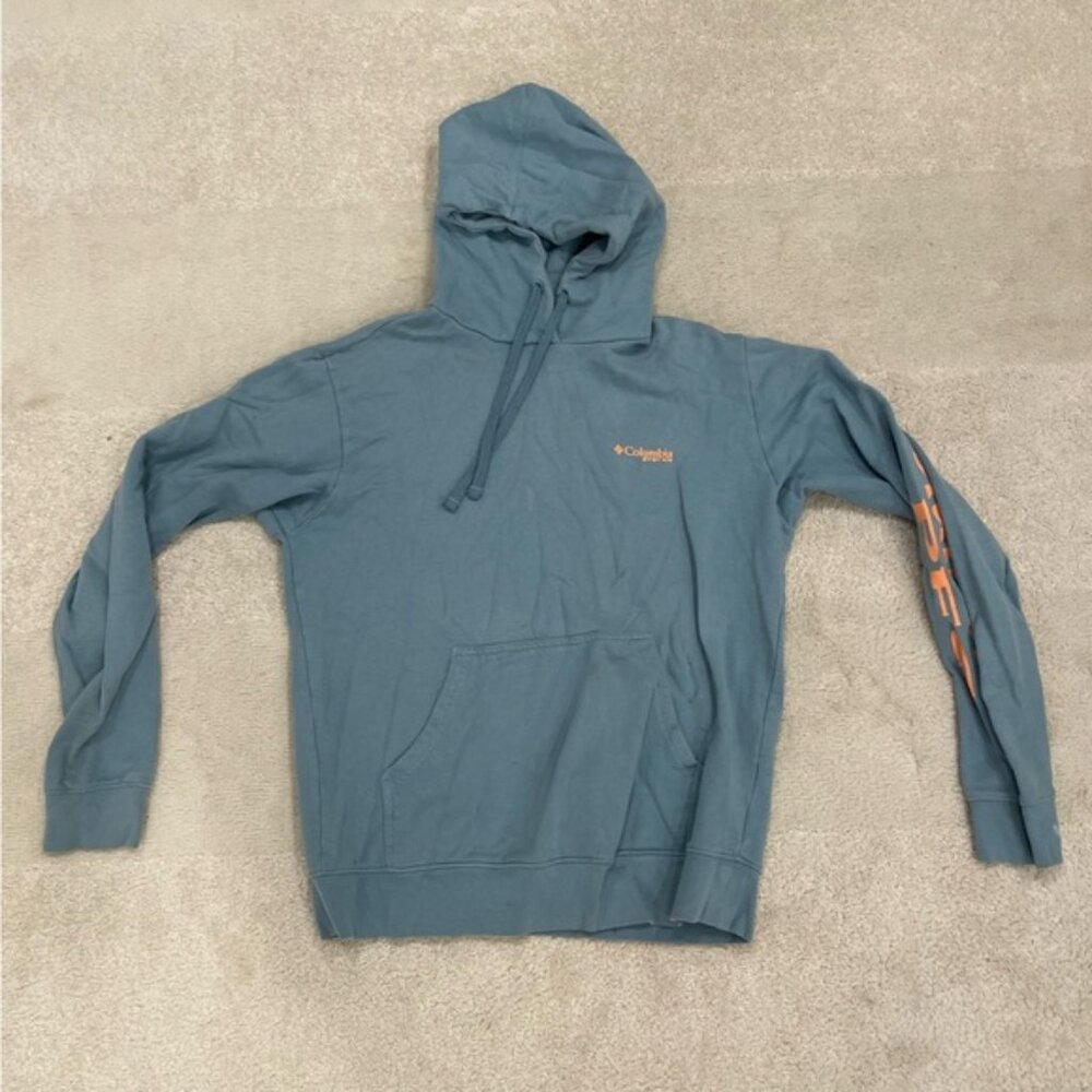 COLUMBIA Men's PFG Sleeve Graphic Hoodie Size S